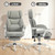 HOMCOM Massage Office Chair with Lumbar Heat, Ergonomic Executive Desk Chair with Adjustable Headrest, 6 Points Vibration,