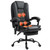 6-Point Heated Massage Office Chair with Footrest, Ergonomic Home Desk Chair with Lumbar Support