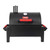Feasto Portable Charcoal BBQ Grills with Cast Iron Grates