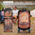 16" Charcoal Smoker, 3 in 1 Heavy Duty Vertical Barbecue Grill