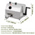 Commercial Sugarcane Juice Extractor with Stainless Steel 3-Rollers
