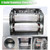 Electric Sugarcane Juicer, Sugar Cane Press Extractor, Stainless Steel 3 Rollers