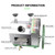 Manual Sugar Cane Juicer, Commercial Press Stainless Steel