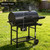 MASTER COOK Barrel Charcoal Grill with Foldable Front Shelf