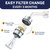 Shower Head Filter – KDF 55 Shower Filter, High Pressure Universal Shower Filters