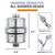 Shower Head Filter – KDF 55 Shower Filter, High Pressure Universal Shower Filters