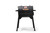 Outdoor BBQ Charcoal Grill, Black Steel, Backyard Barbecue Cooking