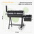 (941 sq.in. in Total) Offset Smoker, Best Charcoal Smoker and Grill Combo