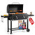 34-Inch Barrel Charcoal Grill with Side Tables, 794 Square Inches Cooking Space