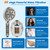 5-spray Dual Filtered Rainfall Shower Head Combo, High Pressure 13'' Showerhead