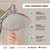 Filtered Shower Head - High Pressure Shower Head Filter for Hard Water - Shower