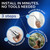 Filtered Shower Head, 3 Spray Modes, Chrome - 25-Stage Showerhead
