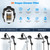 Dual Filtered Rainfall Shower Head Combo, High Pressure Handheld Shower Head