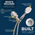 Head Showers® Solid Metal Shower Head Filter with 3-Spray Handheld Shower