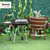 Outsunny Portable Charcoal Grill with Foldable Side Shelf and Bottom Shelf
