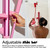 Shower Kit + Filter, Black - Slide bar, 3 Spray Functions Plus Pause, Extra
