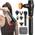Mini Massage Gun Deep Tissue with Extension Handle,Portable Handheld Percussion Muscle Massager for Back/Neck/Body