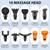 TOLOCO Massage Gun, Back Massager 10 Replacement Head for Pain Relief Deep Tissue