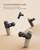Portable Deep Tissue Percussion Massager with 4 Heads for Neck & Back Comfort, Ultra-Quiet for Home, Office & Travel, Carry Case
