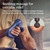Easy-to-Use, Comfortable & Light Personal Massager for Every Day Pain Relief Massage Therapy in Neck, Back, Leg, Shoulder and Body (Navy)