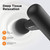 NEPQ Mini Massage Gun, Powerful Fascial Gun Portable Deep Tissue Percussion Muscle Back Head Massager for Pain Relief with 4 Massage Heads