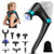 Back Massager with Heat & Cold Therapy, Foldable Deep Tissue Massage Gun for Back & Shoulders