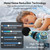 Full-Metal Electric Portable Hand Held Massager Gun with Case for Back, Body Sore Muscles, Pain Relief