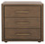 SAFAVIEH Couture Home Collection Rosey Brown 3-Drawer Wood Nightstand Table (Fully Assembled)