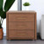 SAFAVIEH Couture Home Collection Rosey Brown 3-Drawer Wood Nightstand Table (Fully Assembled)
