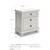 Signature Design by Ashley Robbinsdale Traditional 2 Drawer Night Stand, White