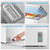 Chest Freezer, 7.0 Cubic Feet Freezer With Removable Basket, Interior LED Light