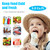 Chest Freezer 5.0 Cu.Ft Small Deep Freezer Black Top Door Mini Freezer