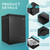 3.5 Cu.Ft Chest Freezer with Removable Basket, Small Deep Freezer