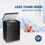 Mini Outdoor Black Chest Freezers with 7 Temperature and Removable Basket
