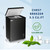 Mini Outdoor Black Chest Freezers with 7 Temperature and Removable Basket