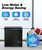 Mini Freezer with 7-Step Temperature Control, 5.0 cu.ft Small Deep Freezer