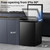 Antarctic Star 3.5 Cu.ft Chest Freezer, 6.8°F to -4°F Deep Freezer with Removable Basket, Freestanding Top Open Door, 7 Temperature Settings & Defrost Water Drain, Energy Saving, UL Certified, BLACK