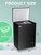 Chest Freezer 3.5 Cu.Ft Black Small Deep Freezer