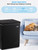 Chest Freezer 3.5 Cu.Ft Mini 7 Gears Temperature Control Compact Deep Freezer