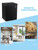 Chest Freezer 3.5 Cu.Ft Mini 7 Gears Temperature Control Compact Deep Freezer