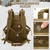 AUMENTAR Small Military Tactical Backpack, 30L Tactical Assault Bag for Men, Army Assault Rucksack GYM Hiking Backpack Bug Out Bag Khaki