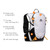 AONIJIE 18L Lightweight Hiking Backpack Waterproof, Backpacking Pack for Men Women, Hydration Hiking Pack with Multi Pockets & Waist Strap, Camping Travel Daypack - White