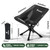 Feelnais Folding Camping Chairs Lightweight & Portable, No Assembly, 360° Swivel Camping Chair for Adults, Compact Outdoor Chairs for Beach, Lawn, Travel, Backpacking, Hiking, Fishing, Black