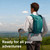 N NEVO RHINO Small Hiking & Trekking Backpack, 10L Lightweight Travel Backpack, Hiking Daypack for Women Men