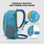 SKYSPER Small Hiking Backpack, 20L Lightweight Travel Backpacks Hiking Daypack for Women Men