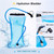 Blue Quartz Hydration Backpack with 3L Water Bladder,Tactical Molle Pack with Phone Pocket for Man, Military Hiking Backpack for Running,Biking,Climbing