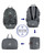 WATERFLY Small Lightweight Packable Backpack: 20l Ultra Light Foldable Travel Hiking Camping Daypack Day Pack for Man Woman