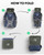 WATERFLY Lightweight Packable Hiking Backpack: 30L Foldable Travel Daypack Ultralight Camping Day Pack for Woman Man