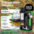 Greeshow Electric Water Filter, 0.01 Micron Survival Filtration System with Solar, Hand Crank Charger & LED Flashlight | Portable Pump for Camping Gear, Hiking & Emergency Kits