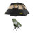 FanttikOutdoor Zeta C6 Pro Camping Tent 6 Person Instant Cabin Tent & FanttikOutdoor Zeta L8 Max Camping Chair